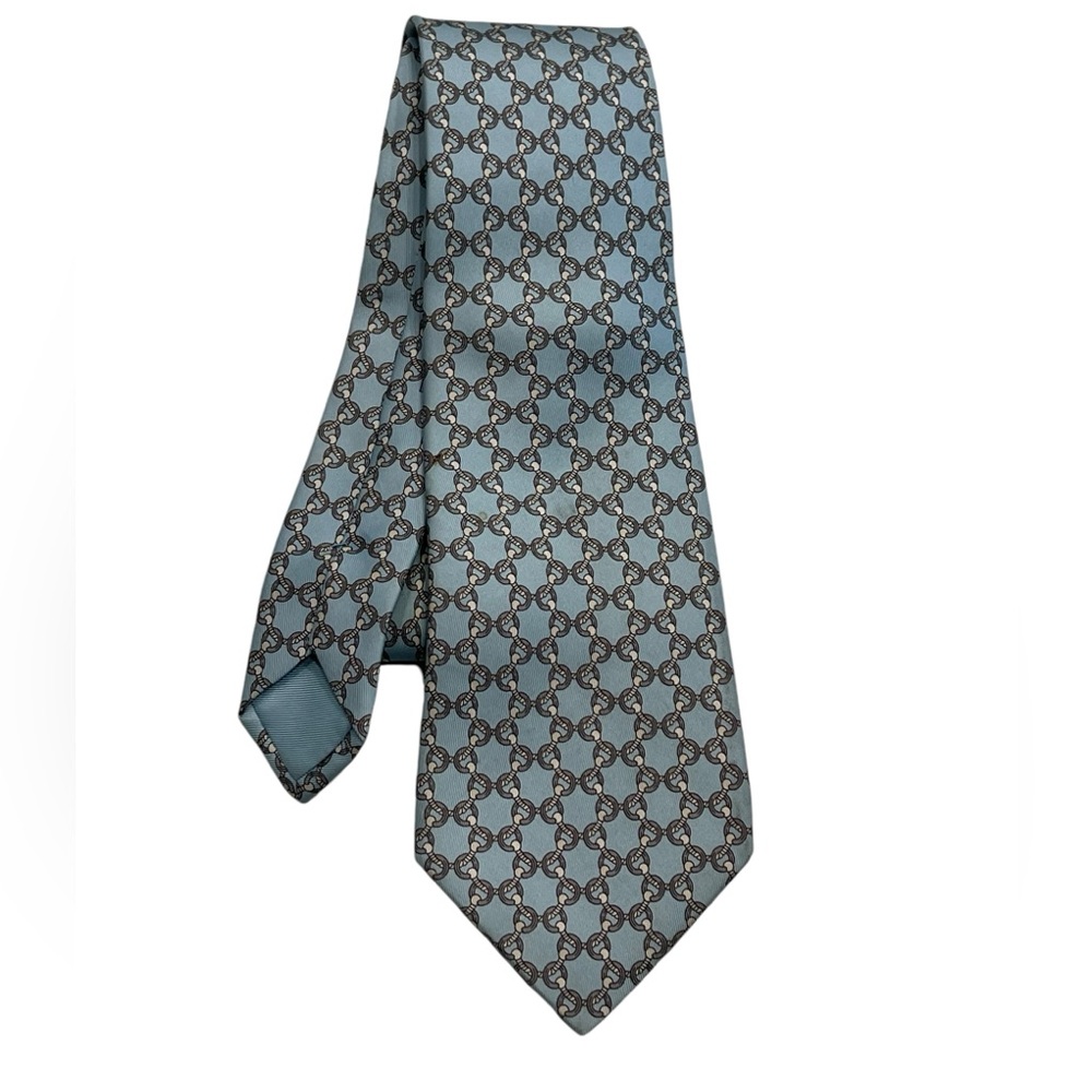 HERMÈS Silk Print Tie